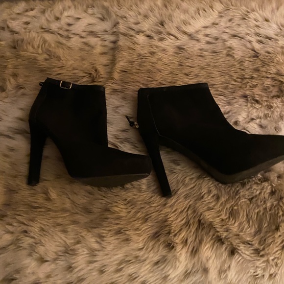 Black Ankle Booties - Picture 1 of 6